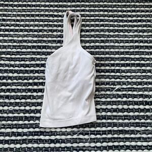 🌿Lululemon Womens Light Pink Unpadded Aline Cropped Bra Tank Top 4